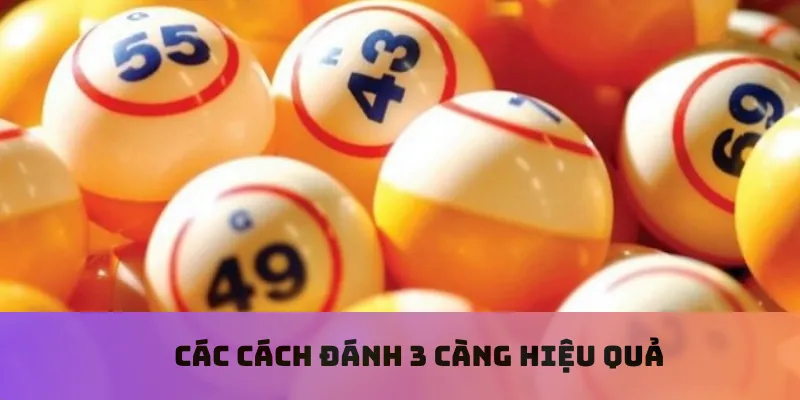 Các cách đánh 3 càng hiệu quả